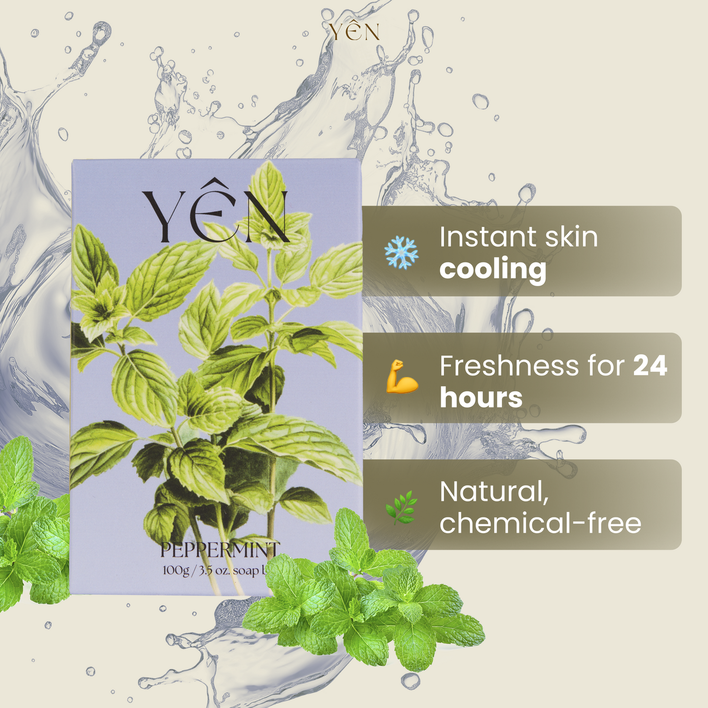 Skin Cooling Peppermint Bar