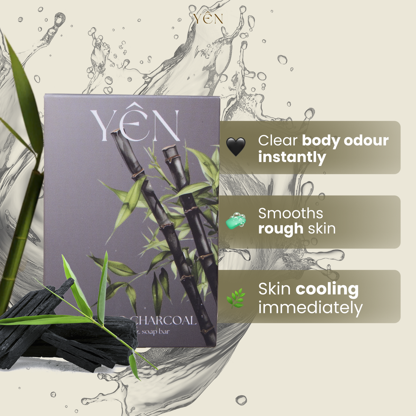 Exfoliating Bamboo Charcoal Bar