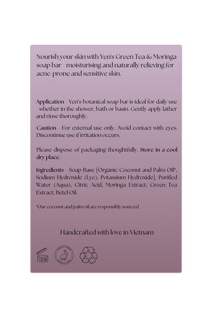 Calming Green Tea Bar