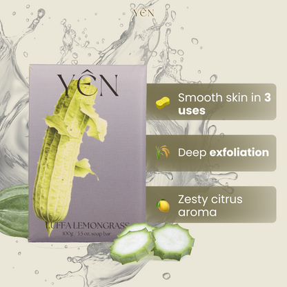 Body Exfoliating Luffa (Lemongrass) Bar
