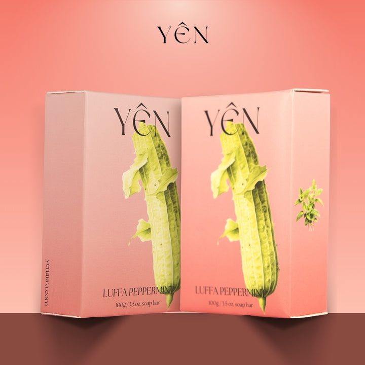 Body Exfoliating Luffa (Peppermint) Bar