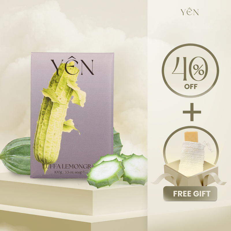 Body Exfoliating Luffa (Lemongrass) Bar