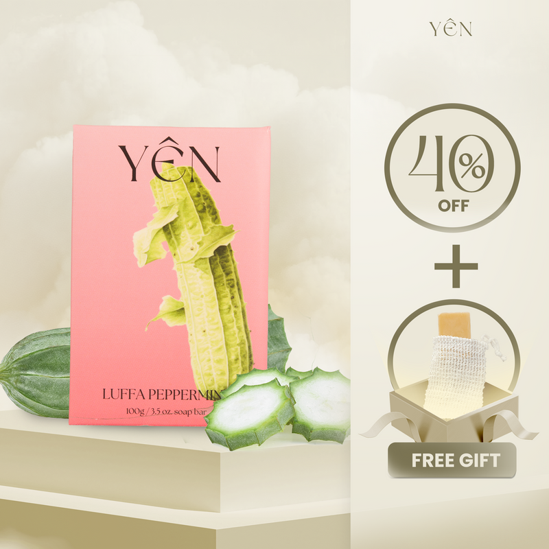 Body Exfoliating Luffa (Peppermint) Bar