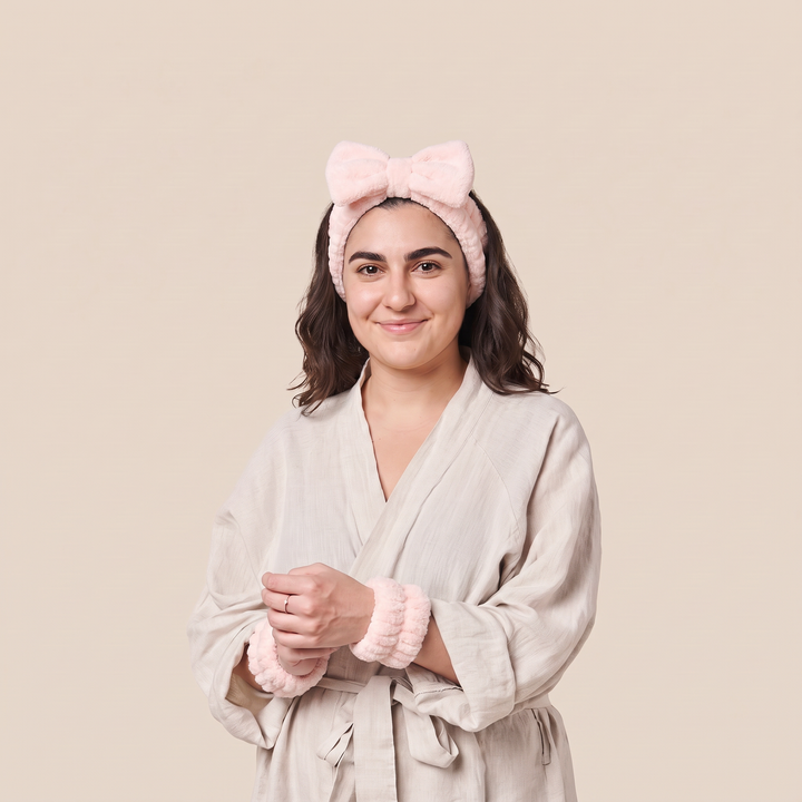 Face-Washing Wrist & Headband Set